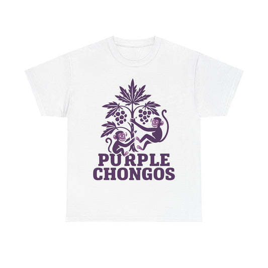 N2DEEP Purple Chongos T-Shirt - Front & Back Print