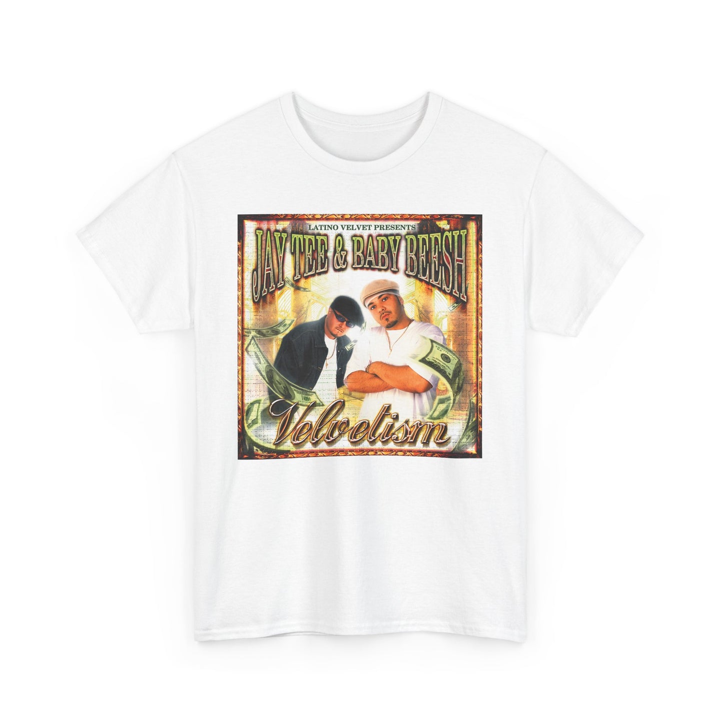 Jay Tee & Baby Beesh - Velvetism Retro Music Graphic Tee