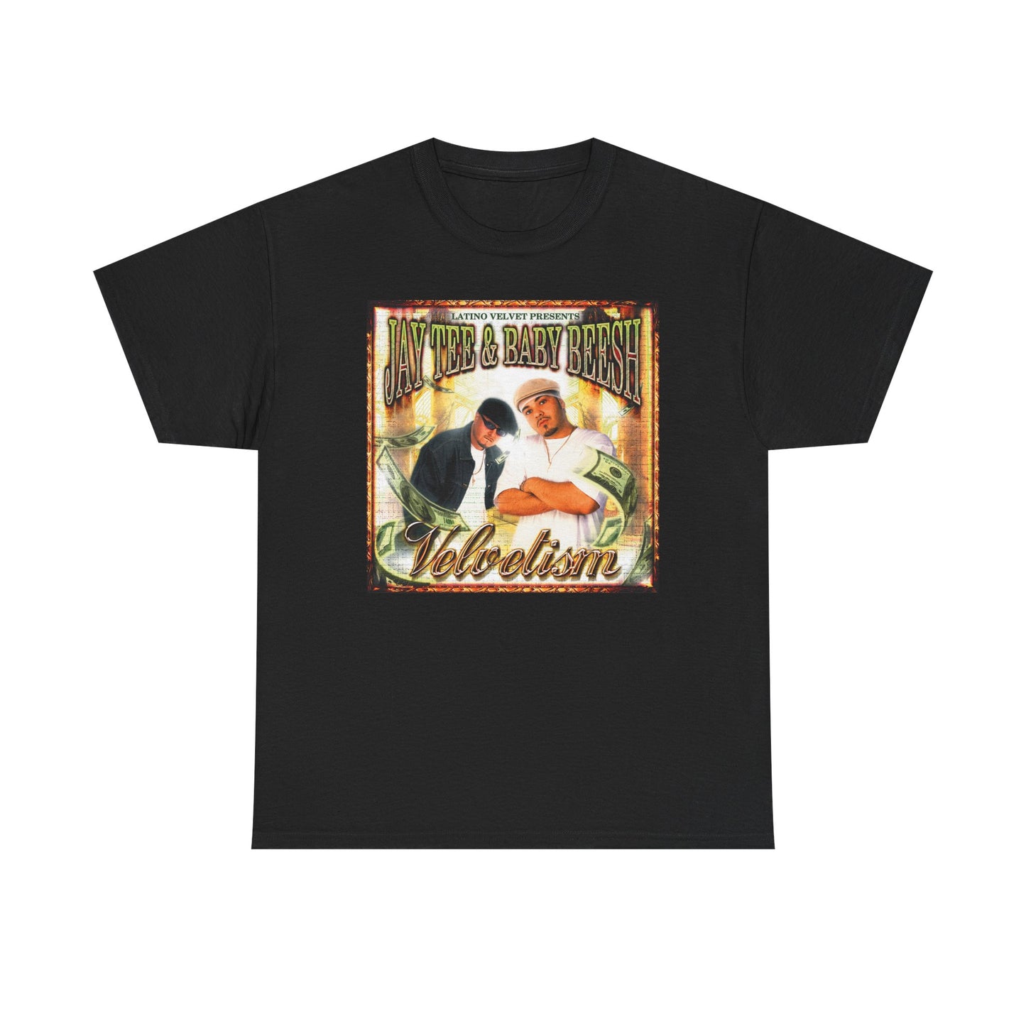 Jay Tee & Baby Beesh - Velvetism Retro Music Graphic Tee