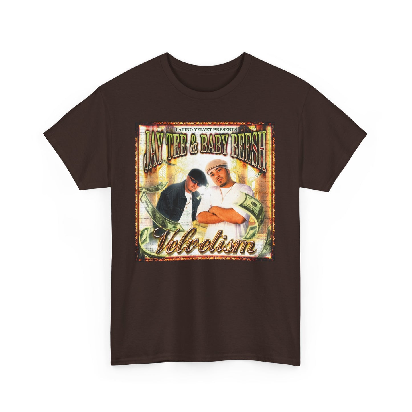 Jay Tee & Baby Beesh - Velvetism Retro Music Graphic Tee