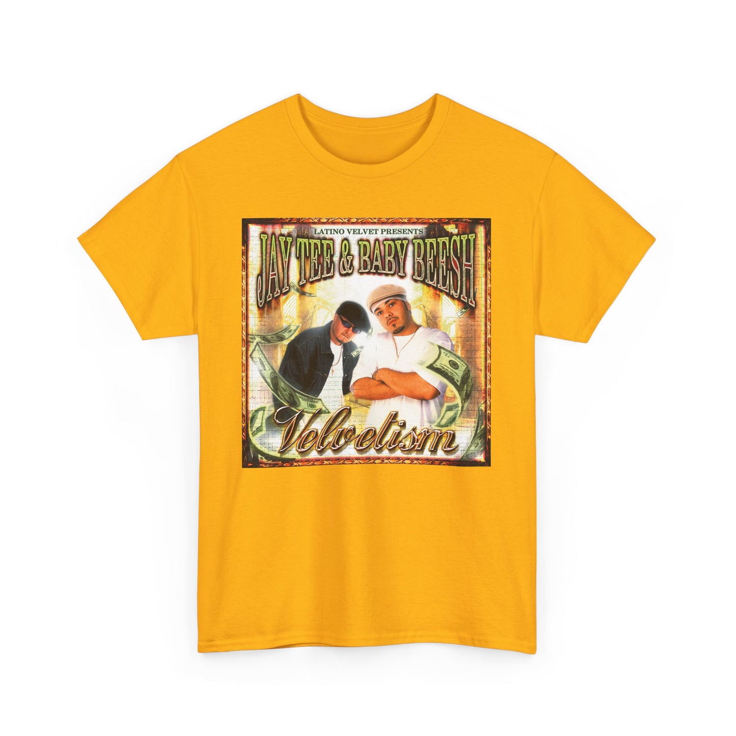 Jay Tee & Baby Beesh - Velvetism Retro Music Graphic Tee