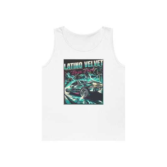 Latino Velvet Unisex Heavy Cotton Retro Music Graphic Tank Top