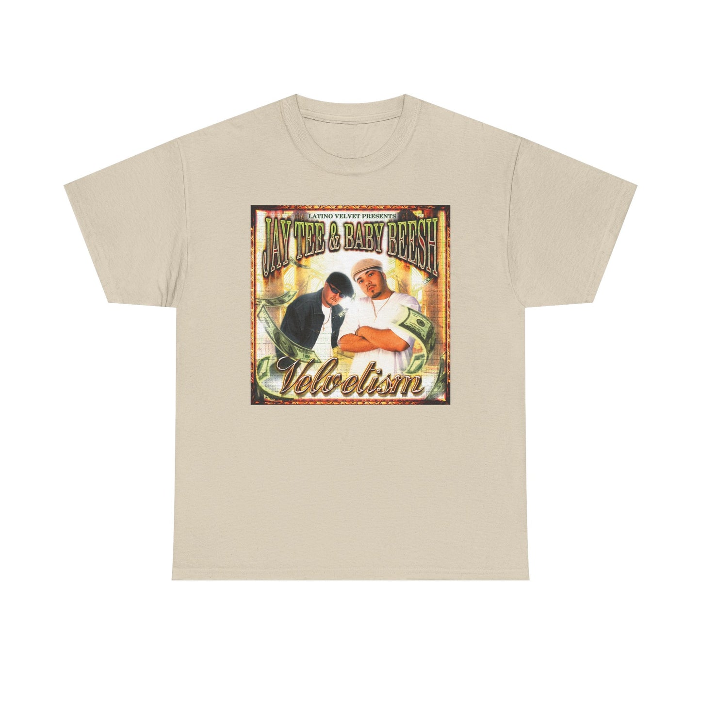 Jay Tee & Baby Beesh - Velvetism Retro Music Graphic Tee