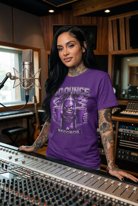 40 Ounce Records - Double Fisted Logo - Double Cup Sipper