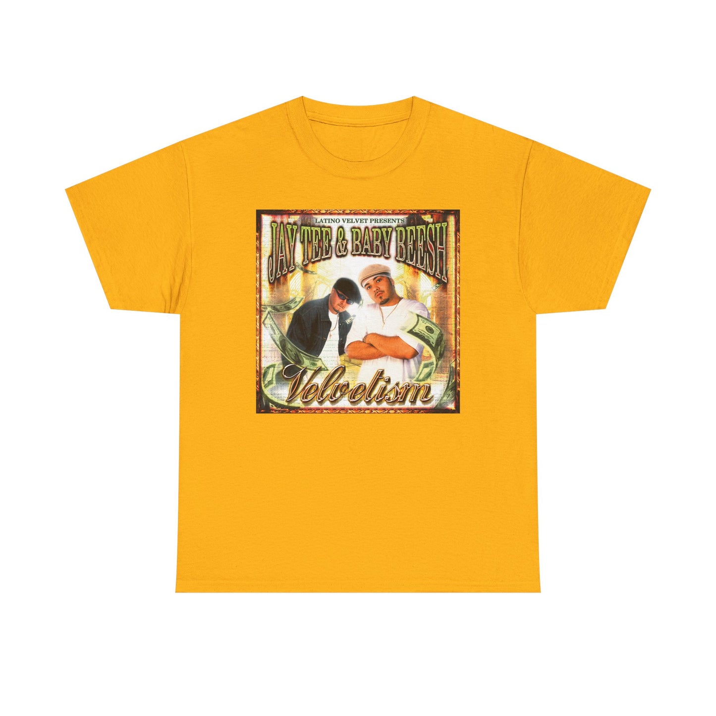 Jay Tee & Baby Beesh - Velvetism Retro Music Graphic Tee