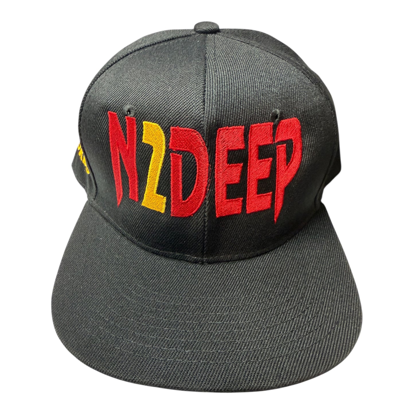 N2DEEP Black, Red & Gold Snapback Hat
