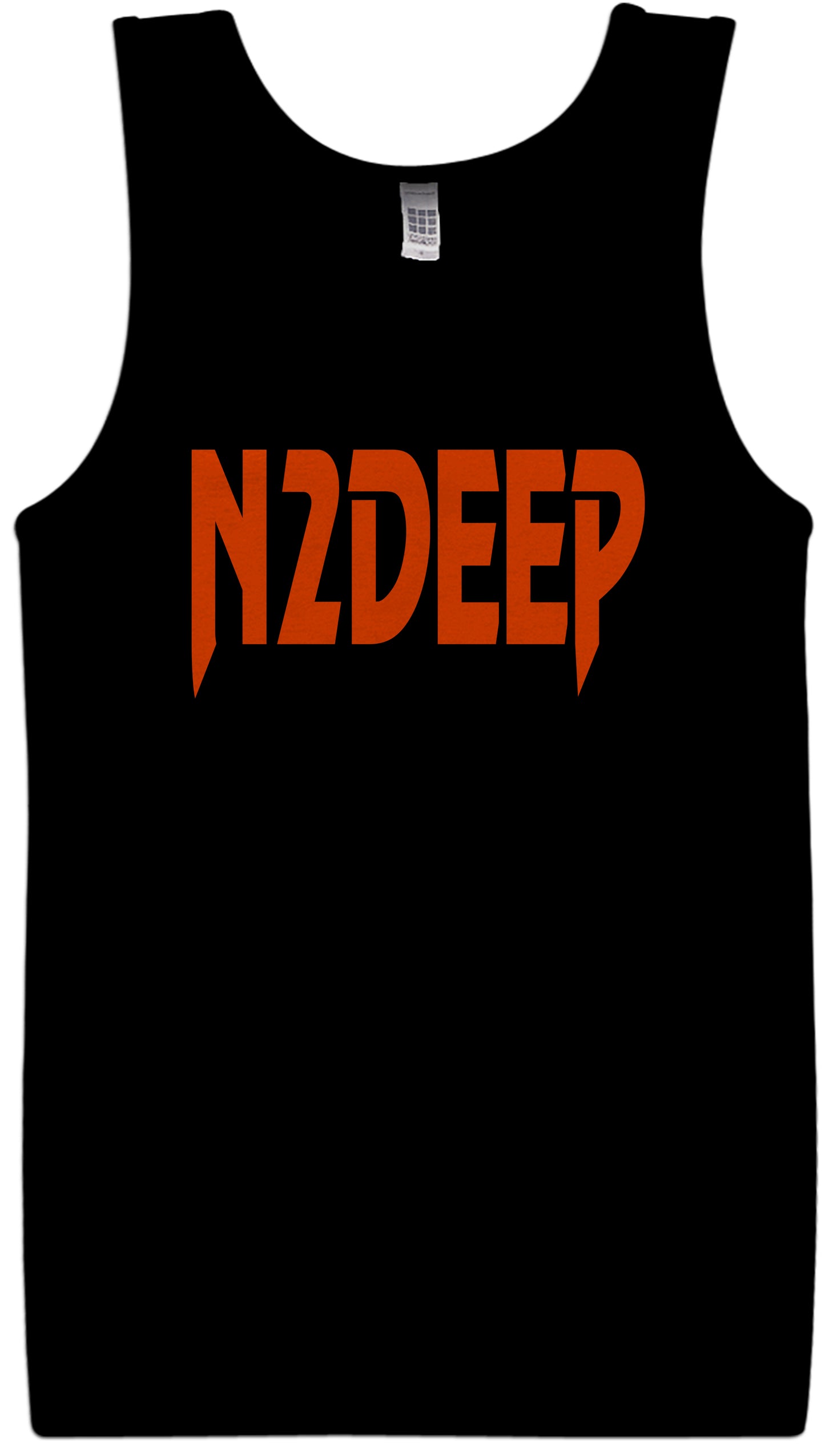 N2DEEP Black Tank Top Front & Back Print (Multiple Designs Available)