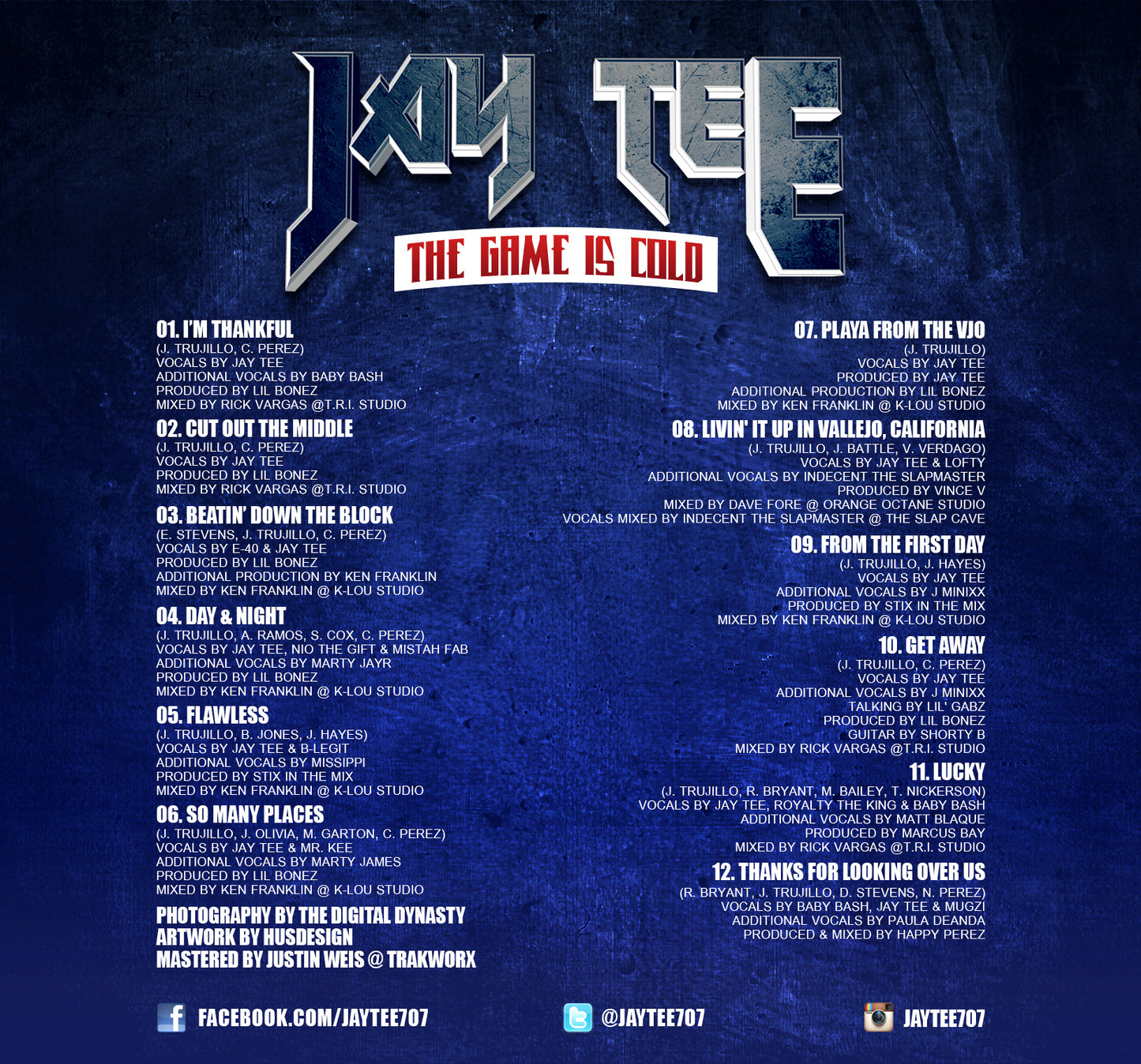 Jay Tee - The Game Is Cold CD