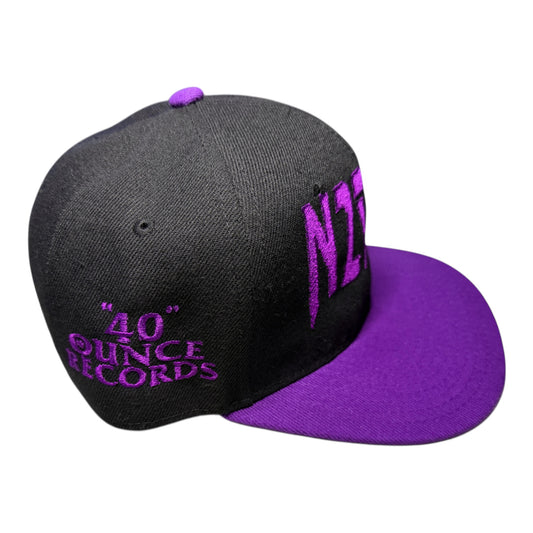 N2DEEP Black & Purple Snapback Hat
