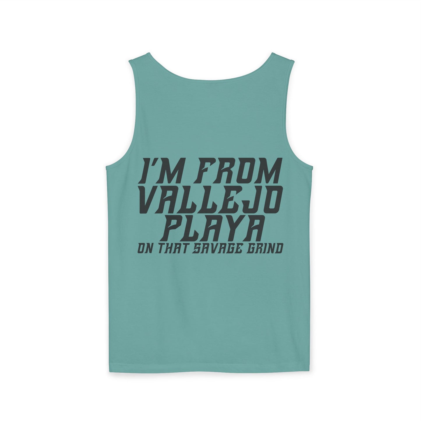 I'm From Vallejo Playa Tank Top | Front & Back Print