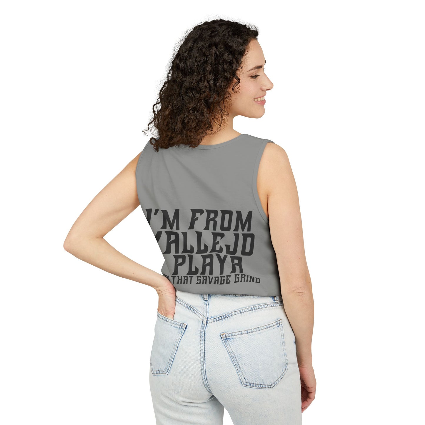 I'm From Vallejo Playa Tank Top | Front & Back Print