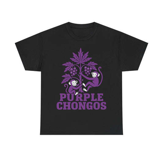 N2DEEP Purple Chongos T-Shirt - Front & Back Print