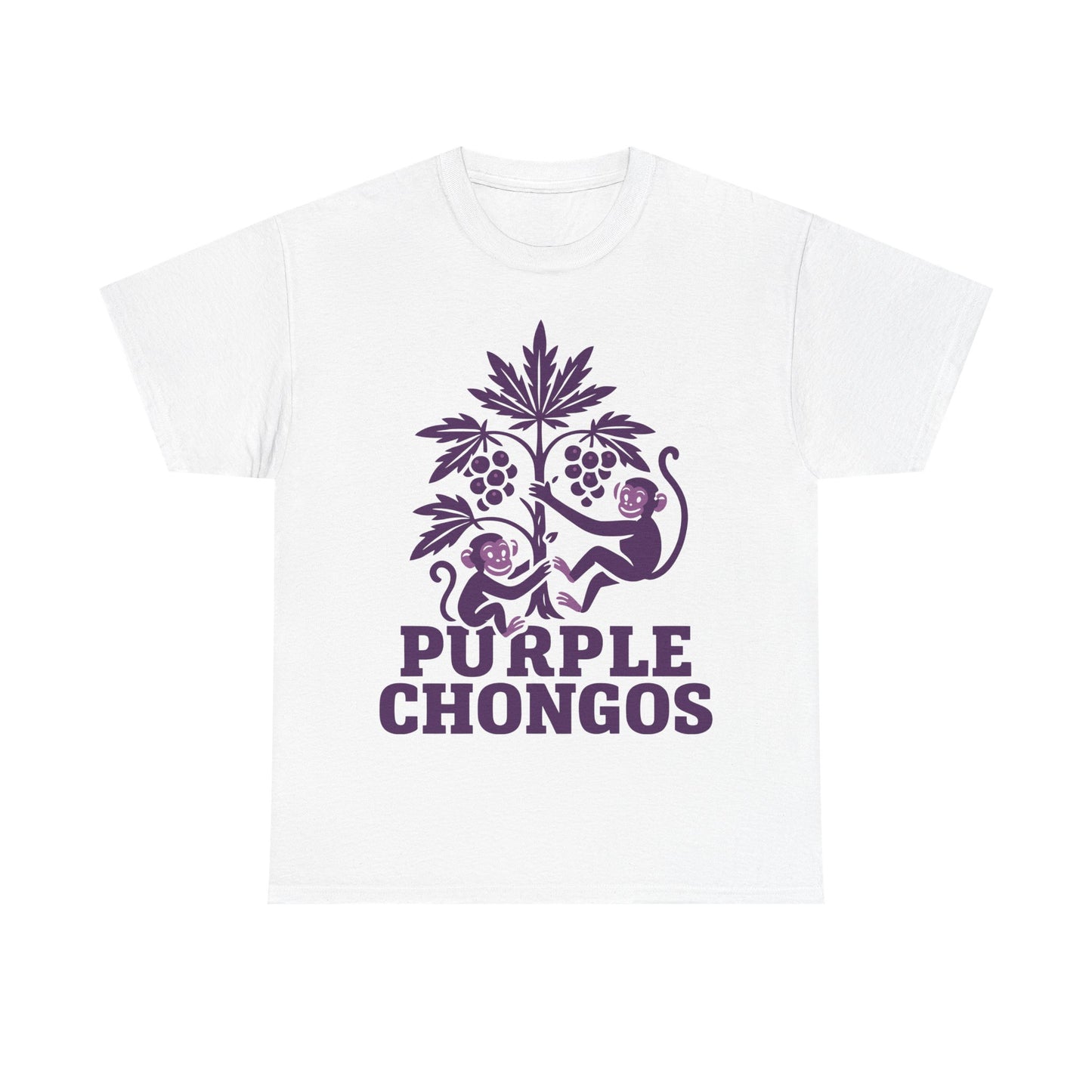 N2DEEP Purple Chongos T-Shirt - Front & Back Print