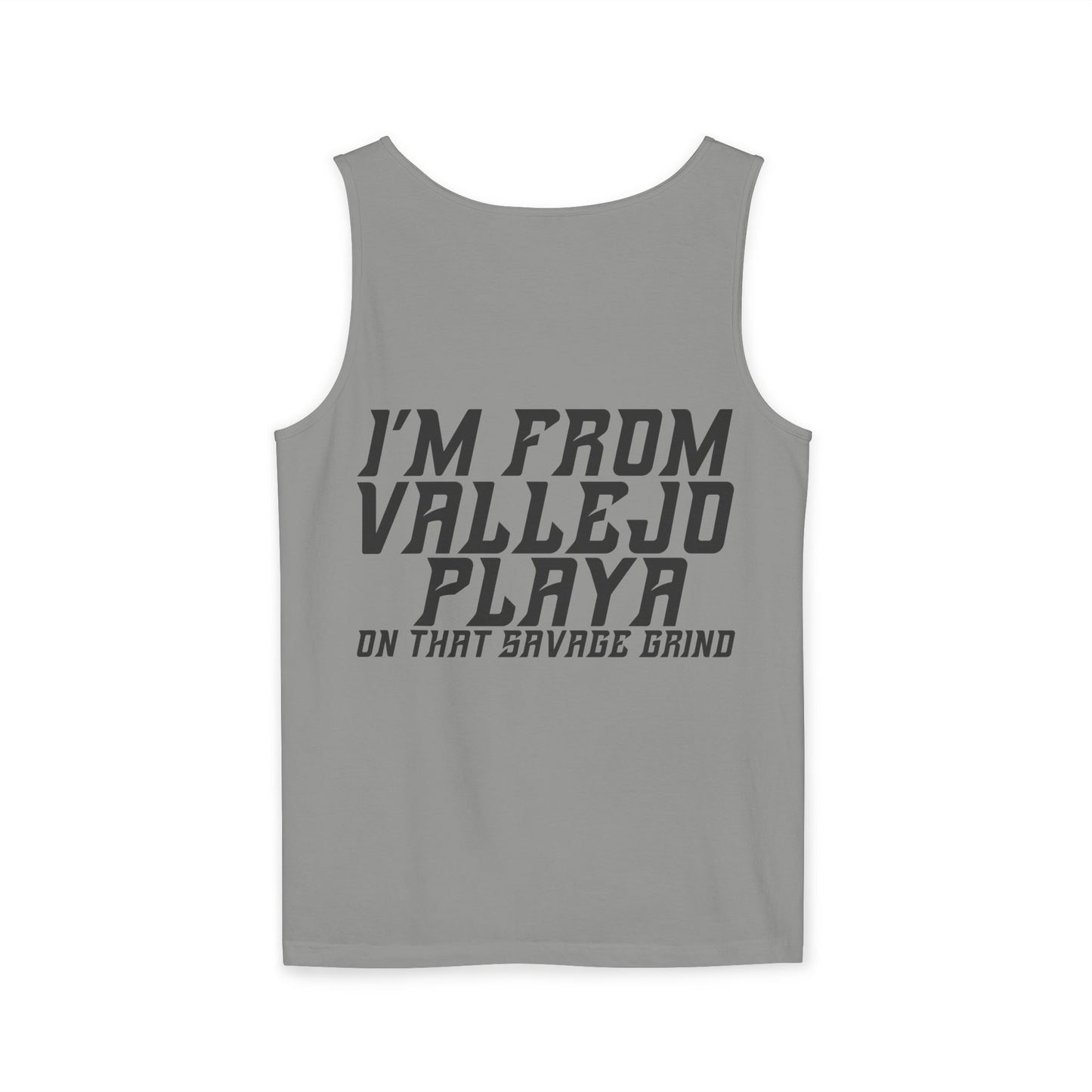I'm From Vallejo Playa Tank Top | Front & Back Print
