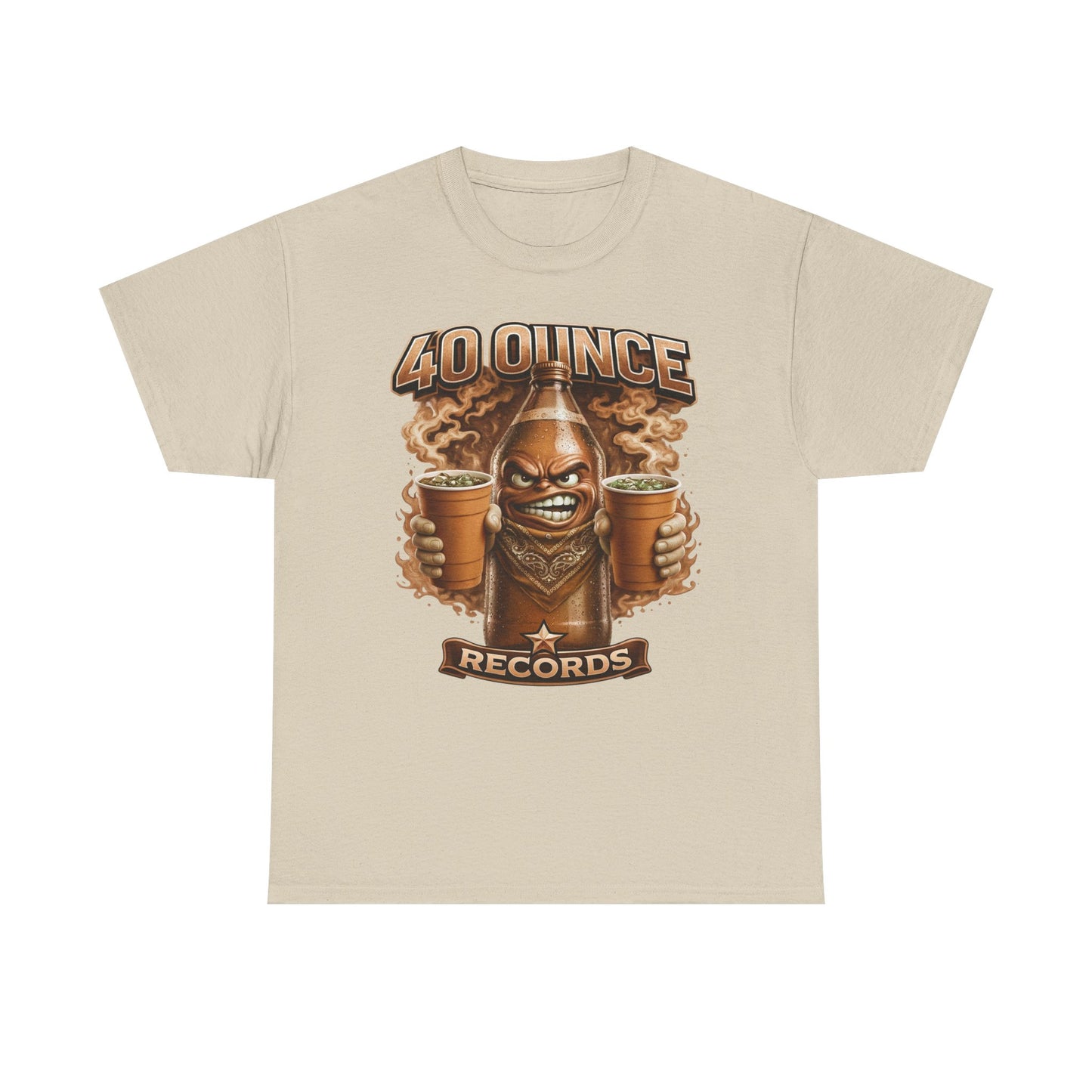 40 Ounce Records - Double Fisted Logo - Double Cup Sipper (Front & Back print)