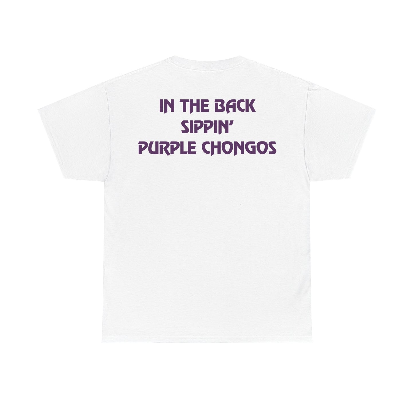 N2DEEP Purple Chongos T-Shirt - Front & Back Print