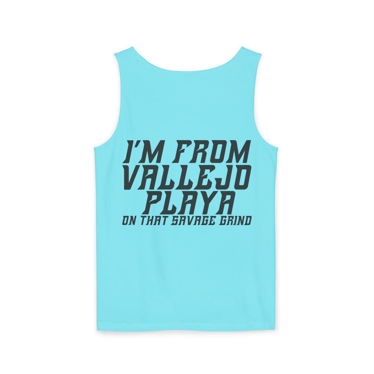 I'm From Vallejo Playa Tank Top | Front & Back Print
