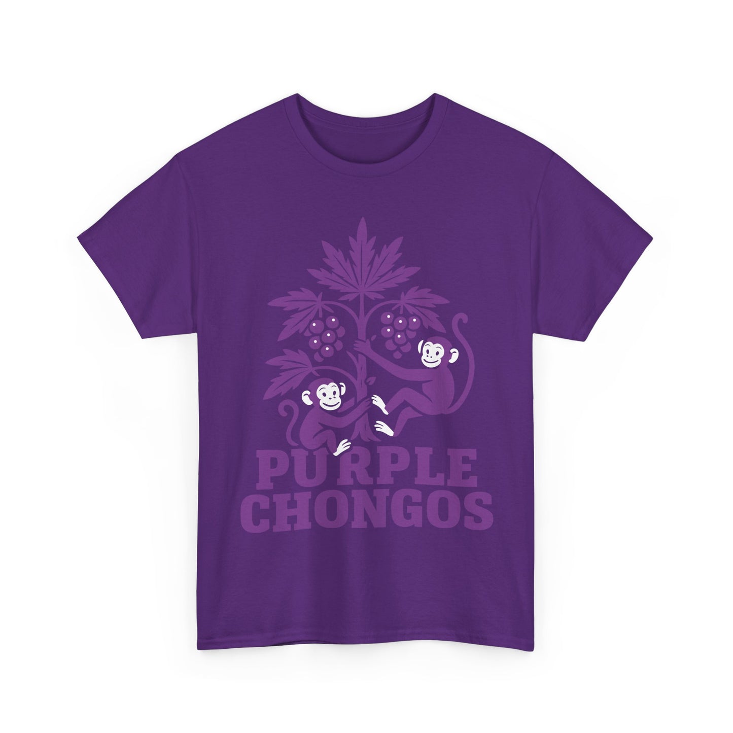 N2DEEP Purple Chongos T-Shirt - Front & Back Print