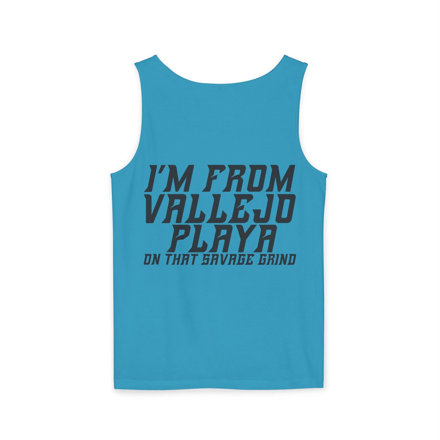 I'm From Vallejo Playa Tank Top | Front & Back Print