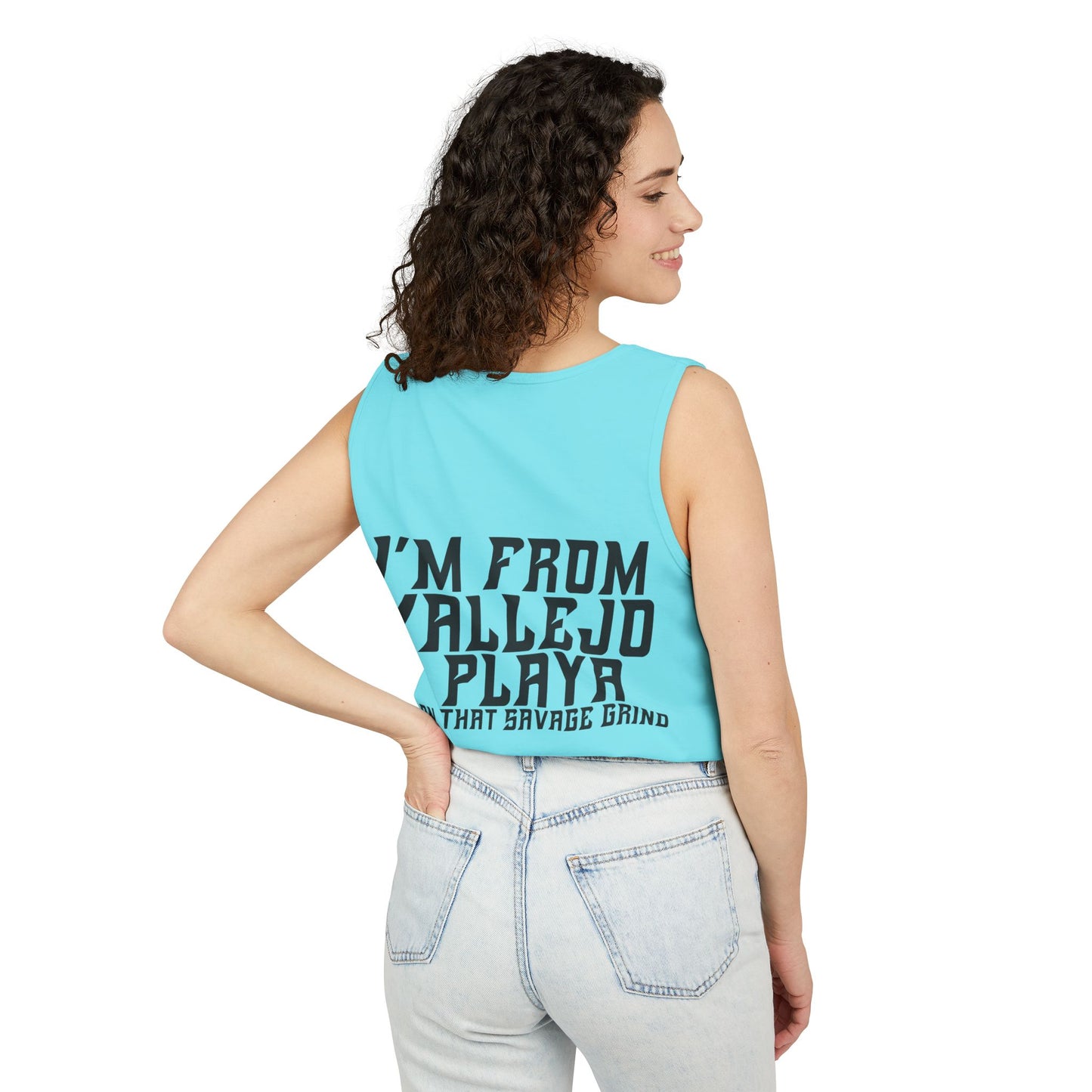 I'm From Vallejo Playa Tank Top | Front & Back Print