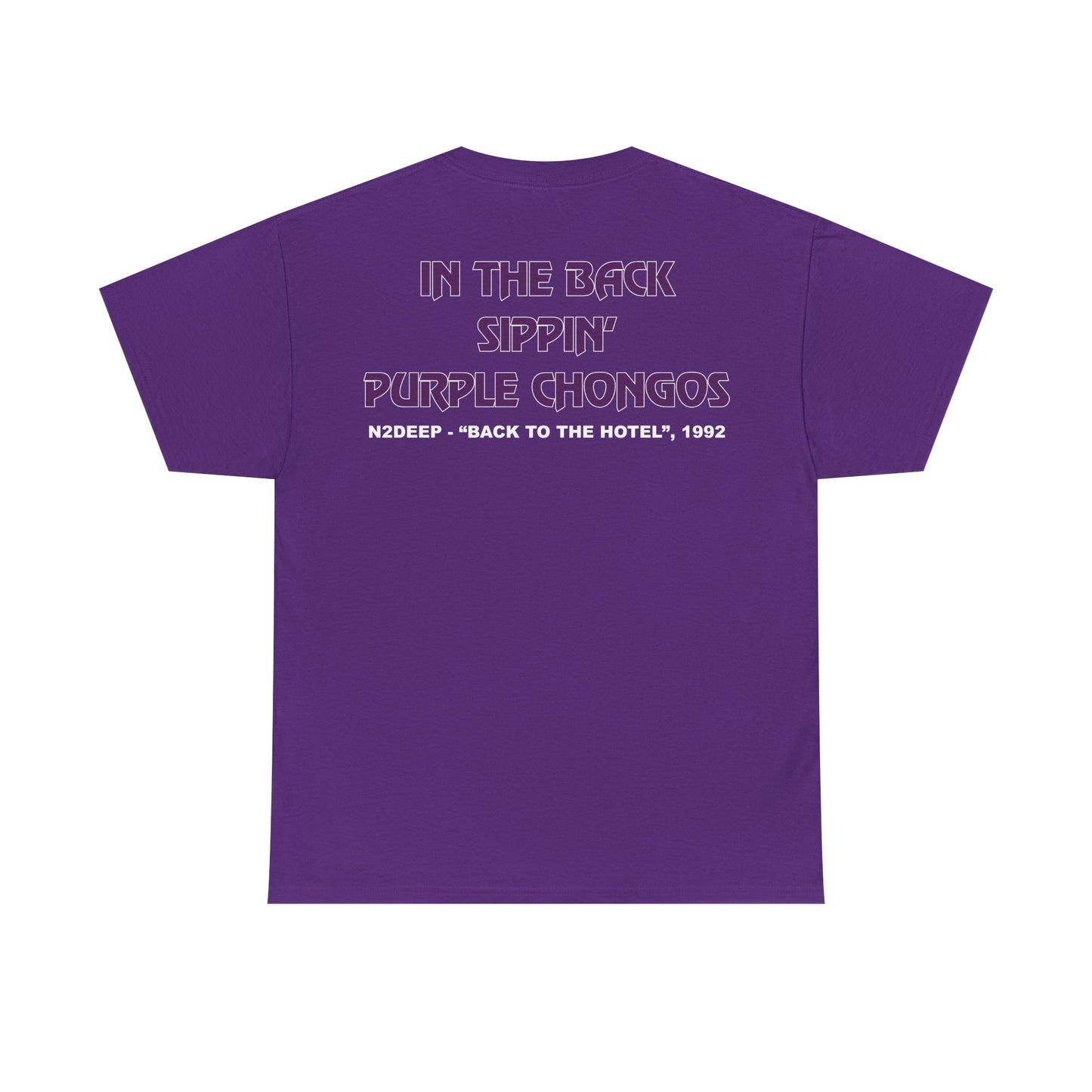 N2DEEP Purple Chongos T-Shirt - Front & Back Print