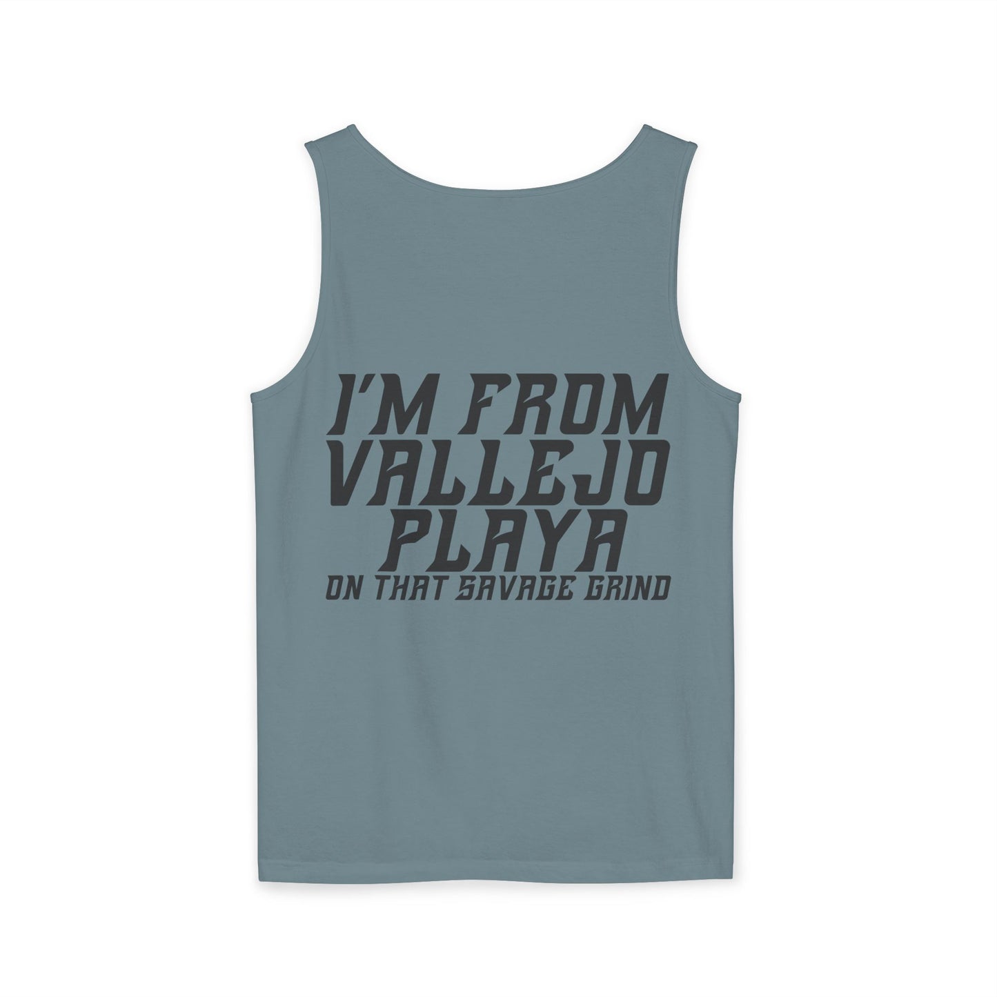 I'm From Vallejo Playa Tank Top | Front & Back Print
