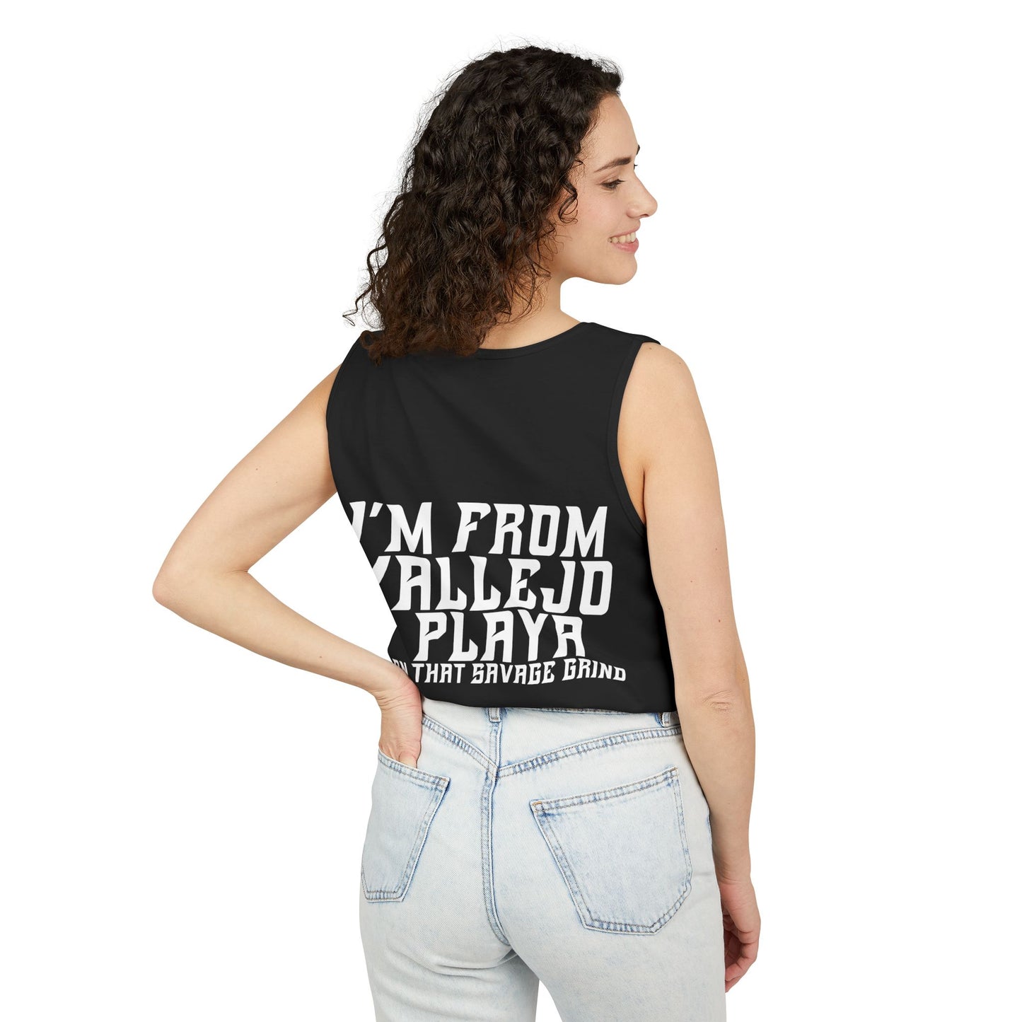 I'm From Vallejo Playa Tank Top | Front & Back Print