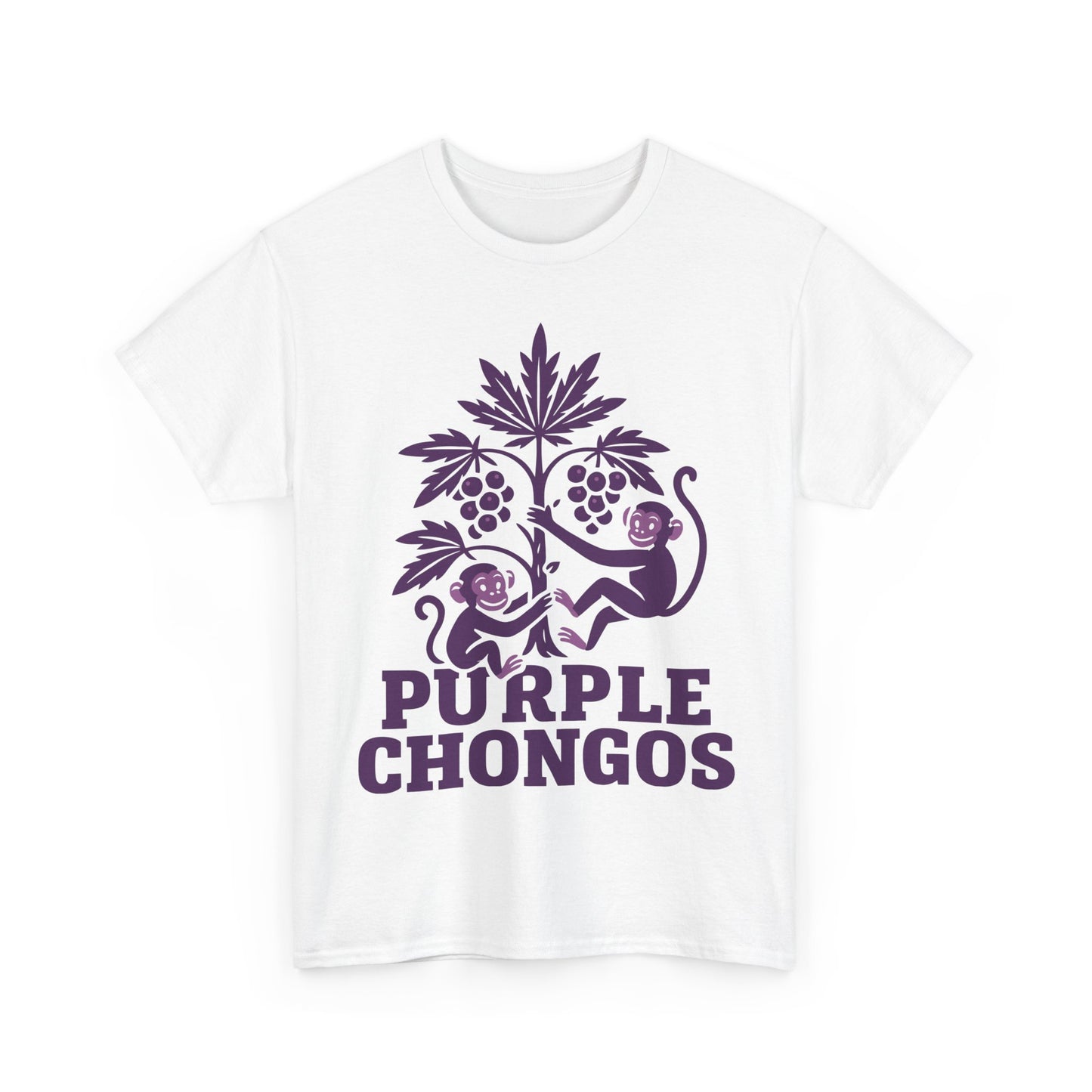N2DEEP Purple Chongos T-Shirt - Front & Back Print