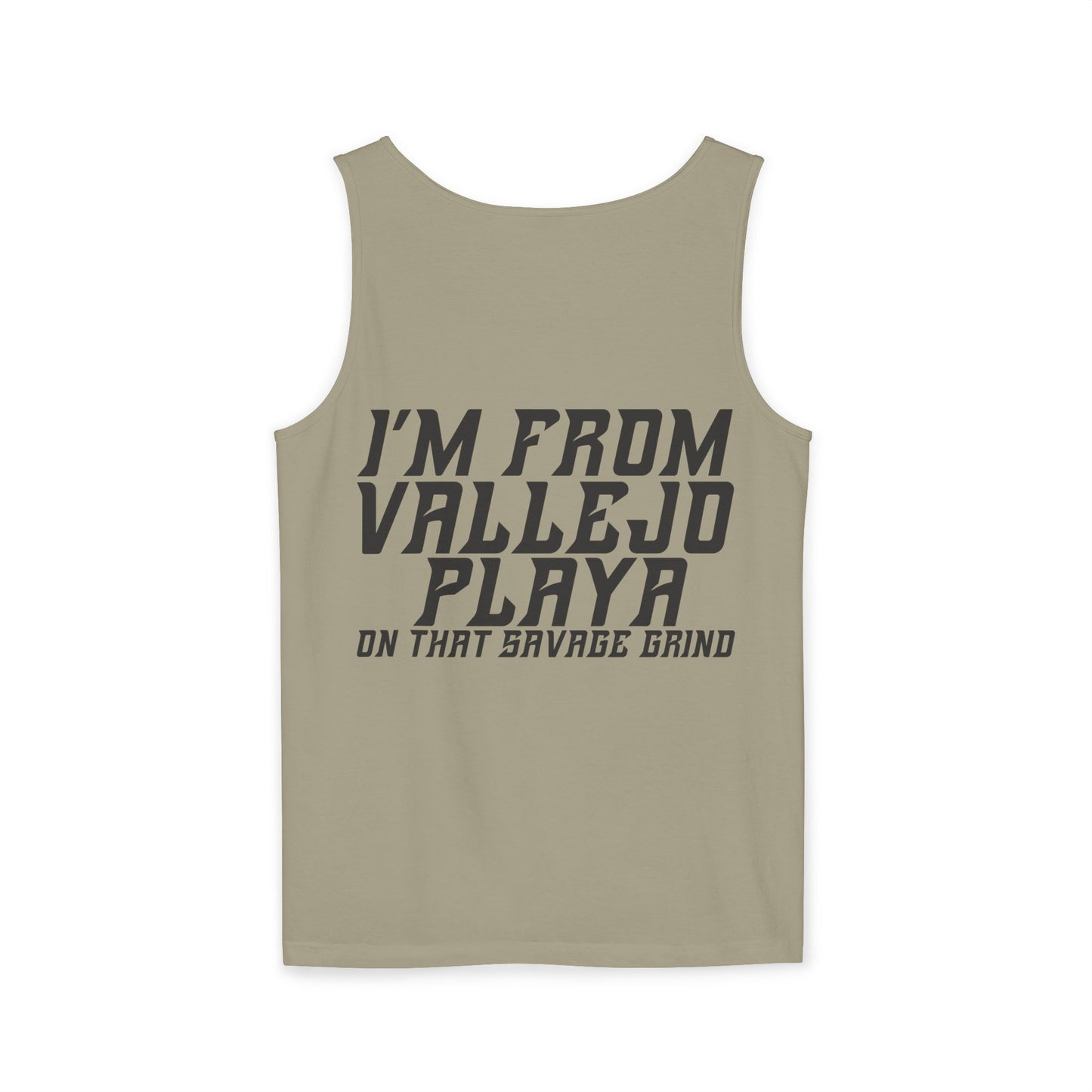 I'm From Vallejo Playa Tank Top | Front & Back Print