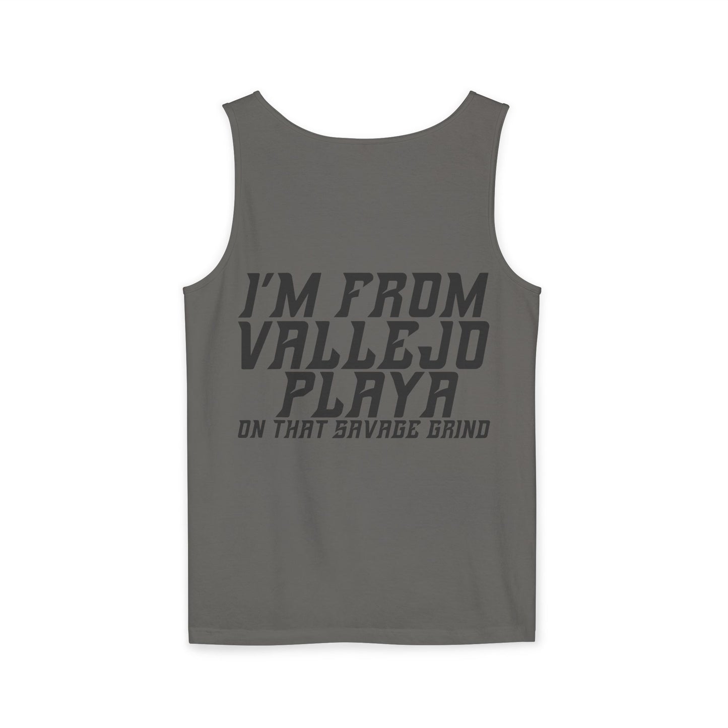 I'm From Vallejo Playa Tank Top | Front & Back Print