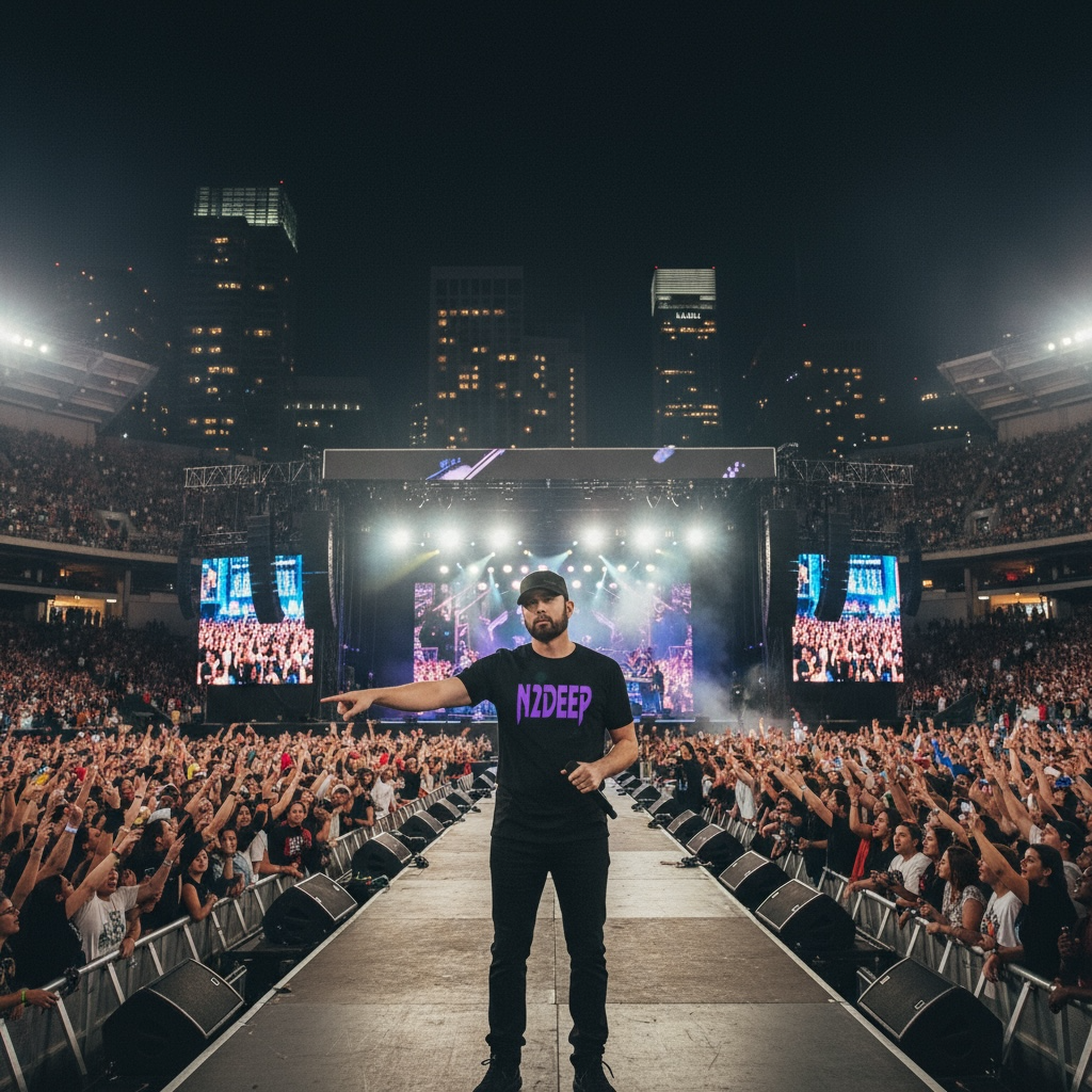 N2DEEP Official Tour T-Shirt - Front & Back Print