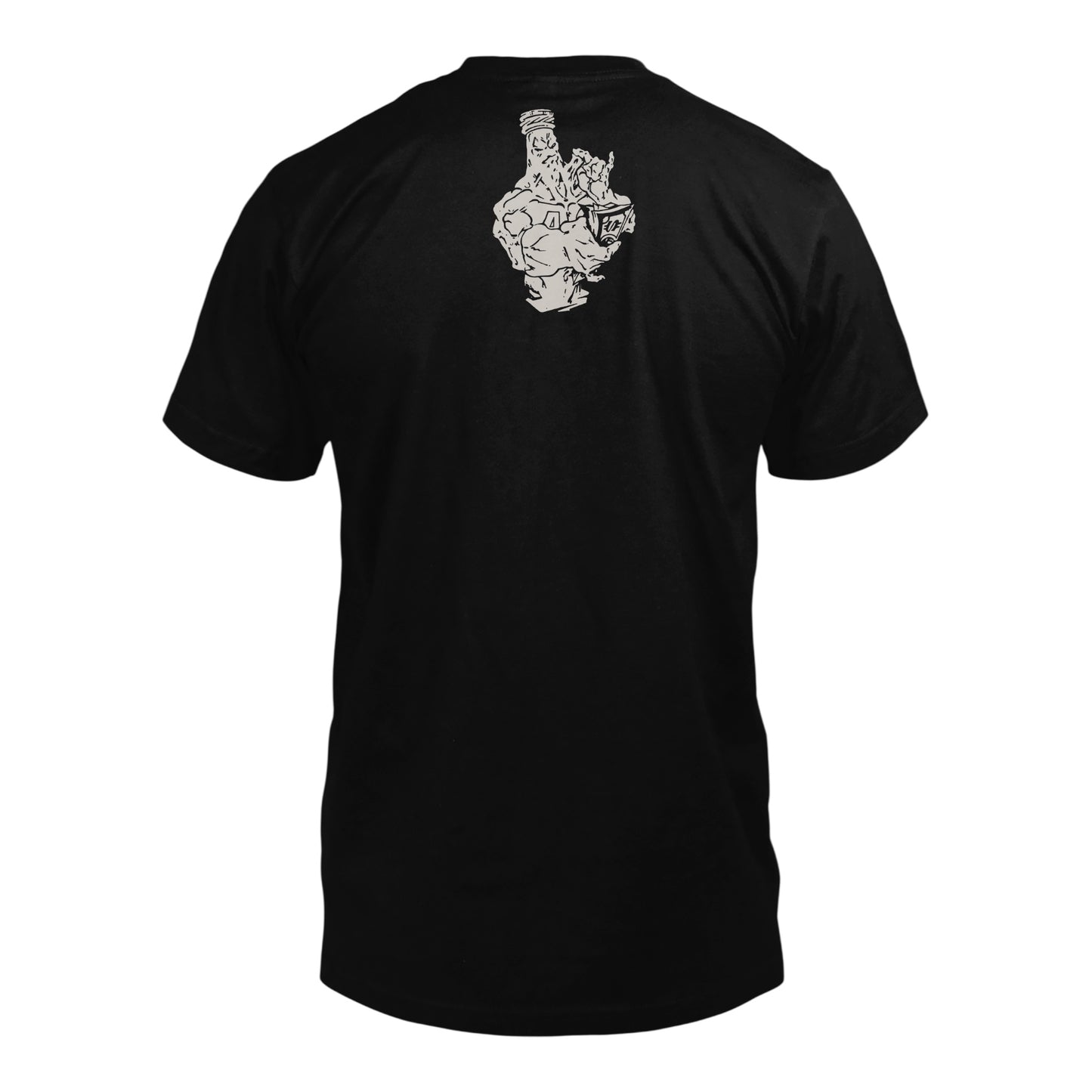 40 Ounce Records Black & Metallic Silver T-Shirt